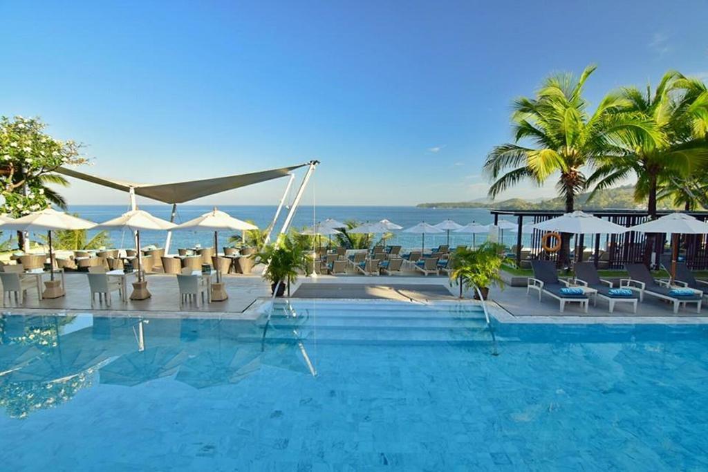 Cape Sienna Phuket Gourmet Hotel & Villas - Sha Extra Plus Kamala Beach Exterior photo View from the pool at the InterContinental Resort Fiji